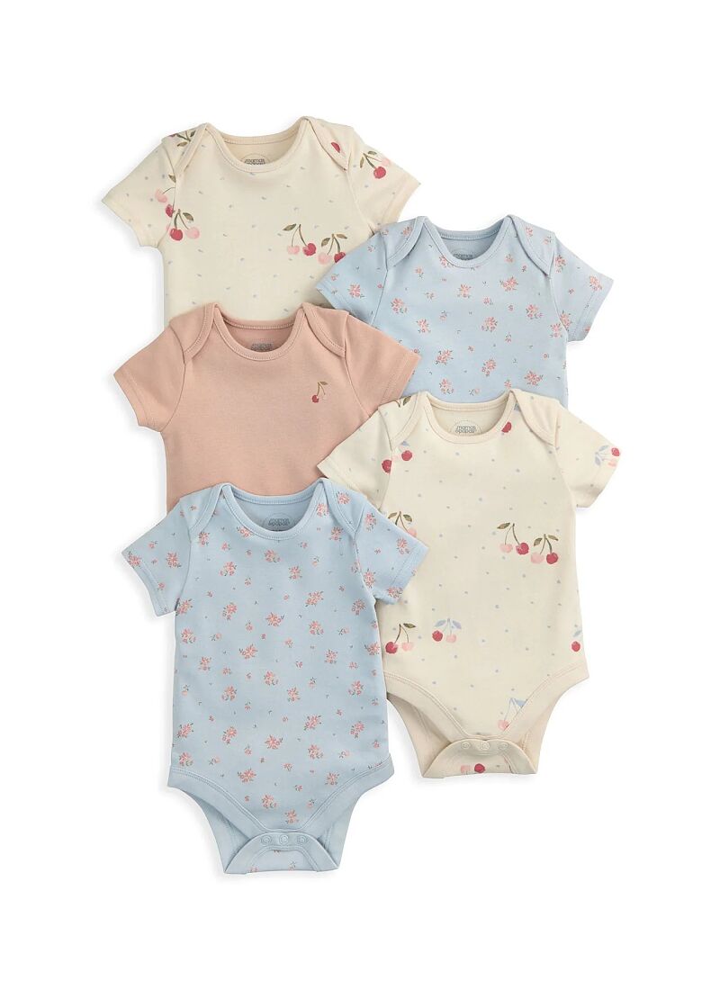 SLEEPSUITS 5PCS CHERRIES