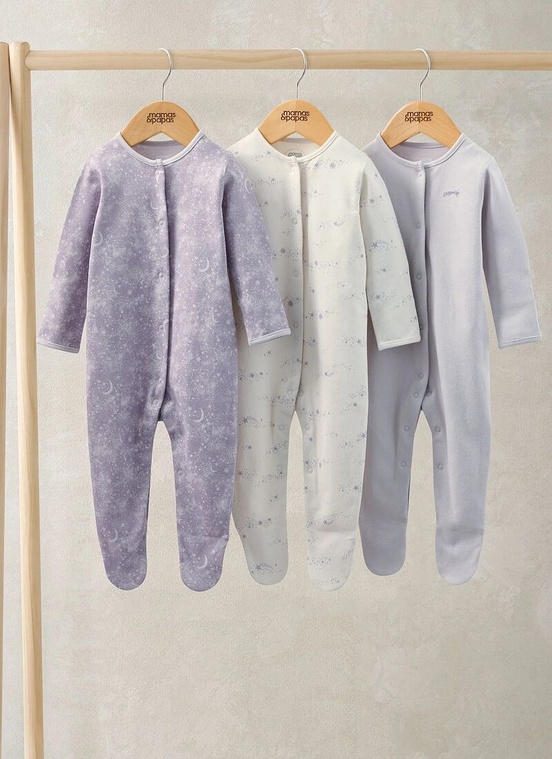 SLEEPSUITS 3PCS STARGAZING