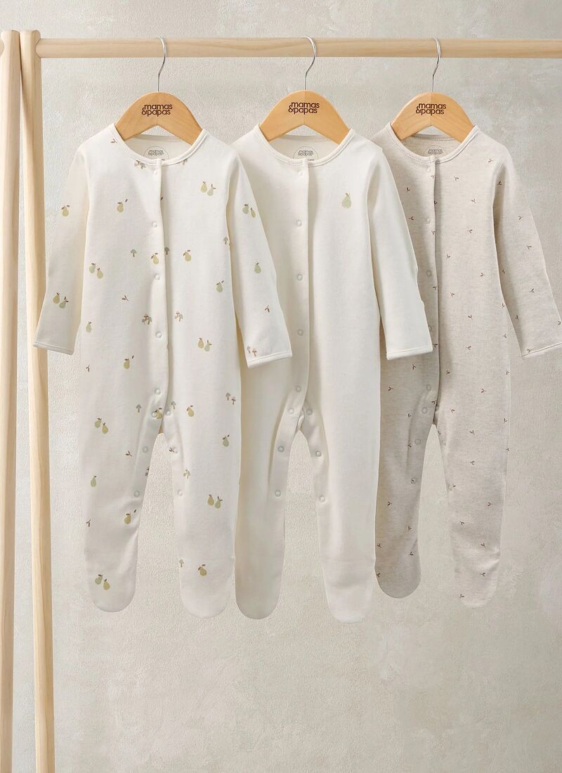 SLEEPSUITS 3PCS PEARS