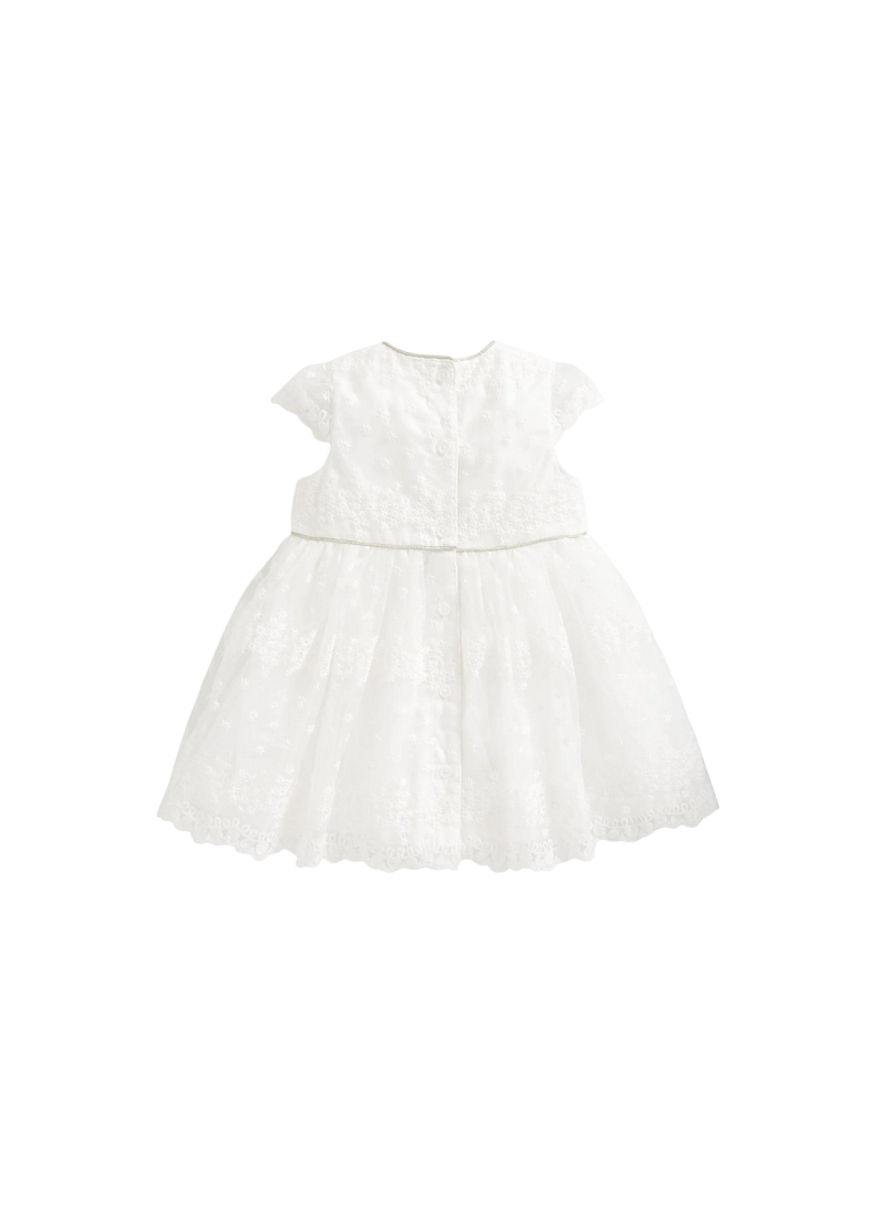 DRESS EMBROIDERED WHITE