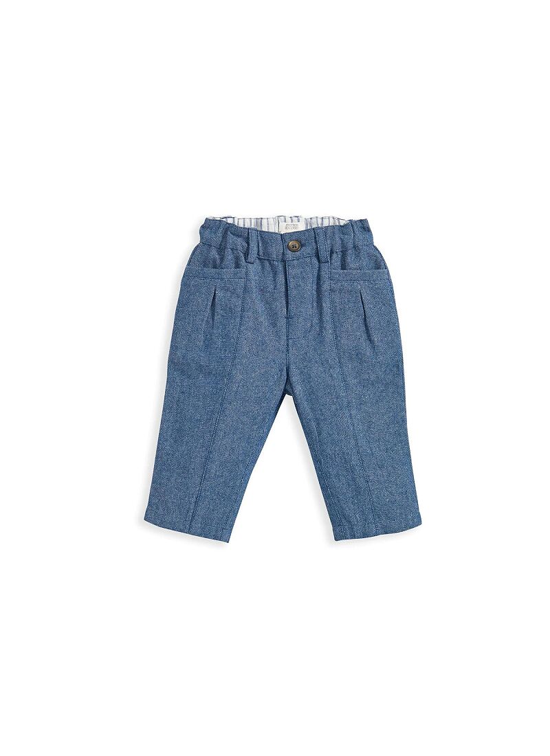 VEST & TROUSER SET WOVEN BLUE