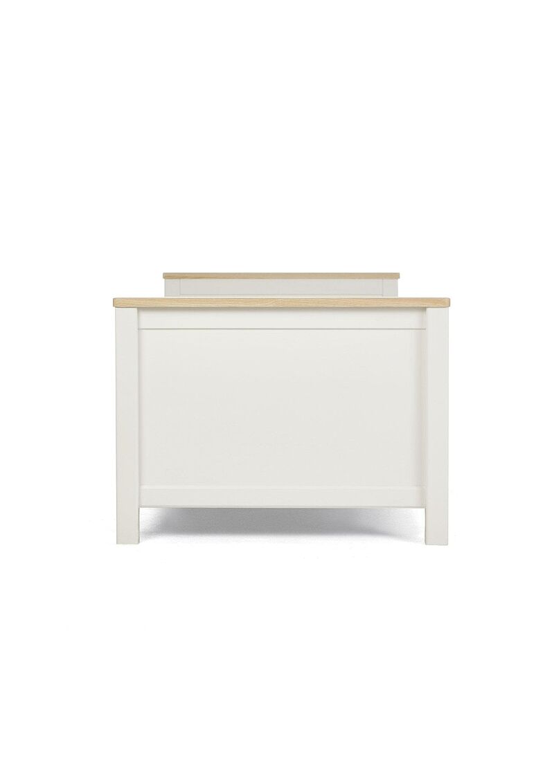 CRIB HARWELL WHITE/NATURAL
