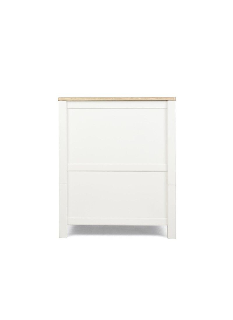CRIB HARWELL WHITE/NATURAL