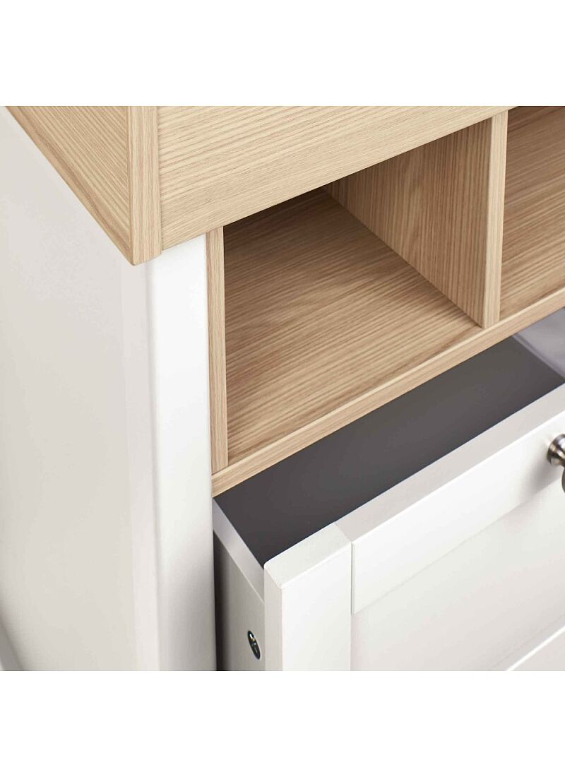 DRESSER-CHANGER UNIT HARWELL WHITE/NATURAL