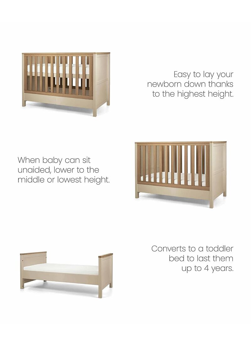CRIB & DRESSER-CHANGER UNIT HARWELL CASHMERE