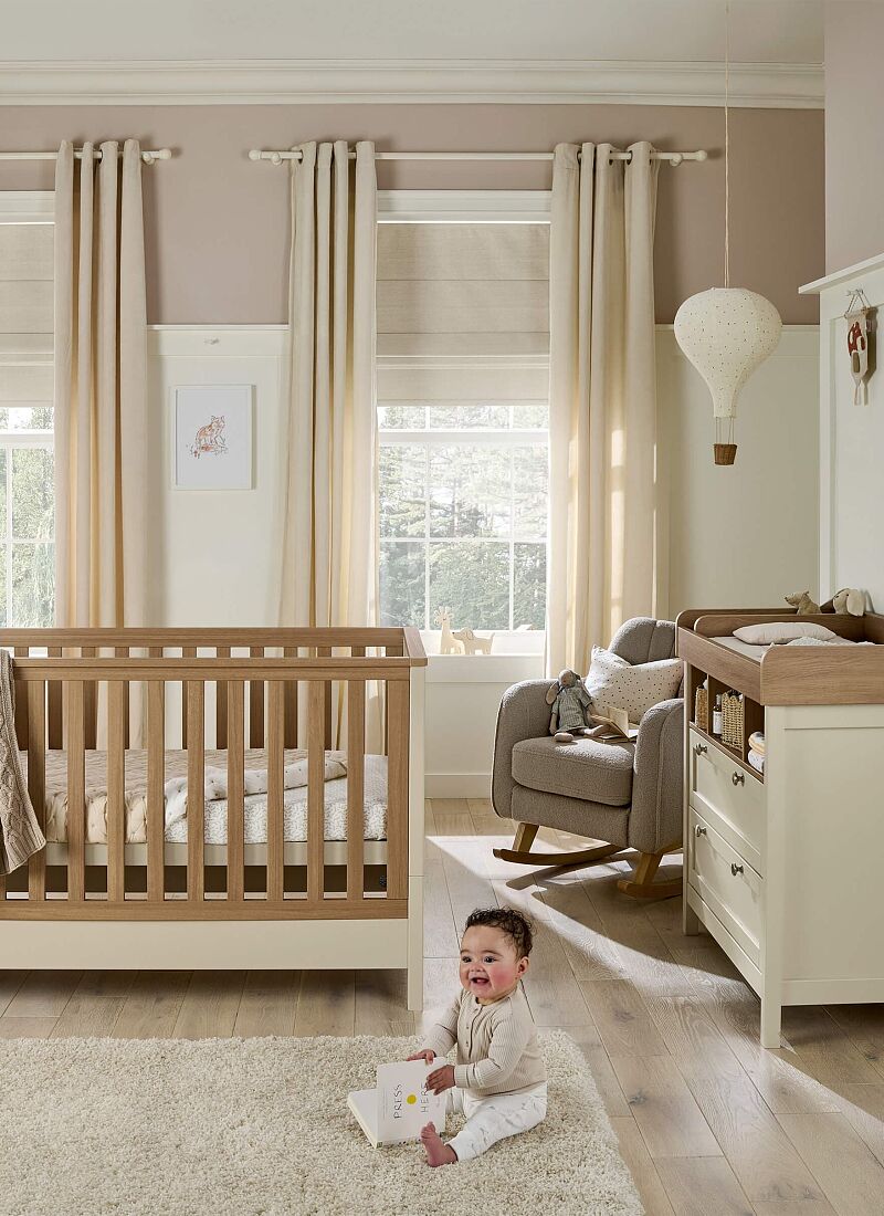 CRIB & DRESSER-CHANGER UNIT HARWELL CASHMERE