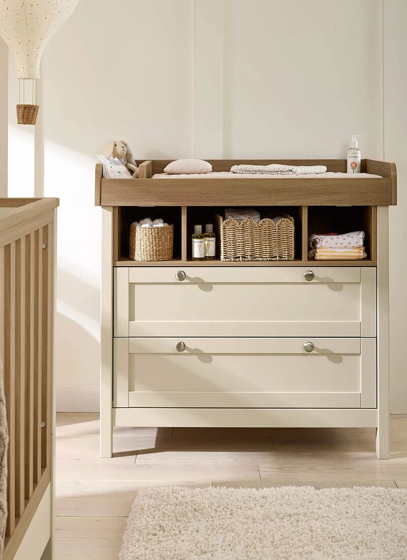 CRIB & DRESSER-CHANGER UNIT HARWELL CASHMERE