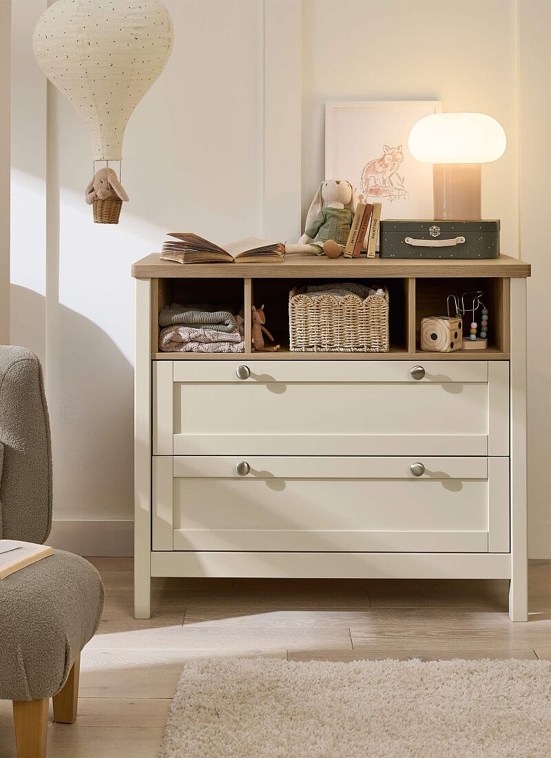CRIB & DRESSER-CHANGER UNIT HARWELL CASHMERE