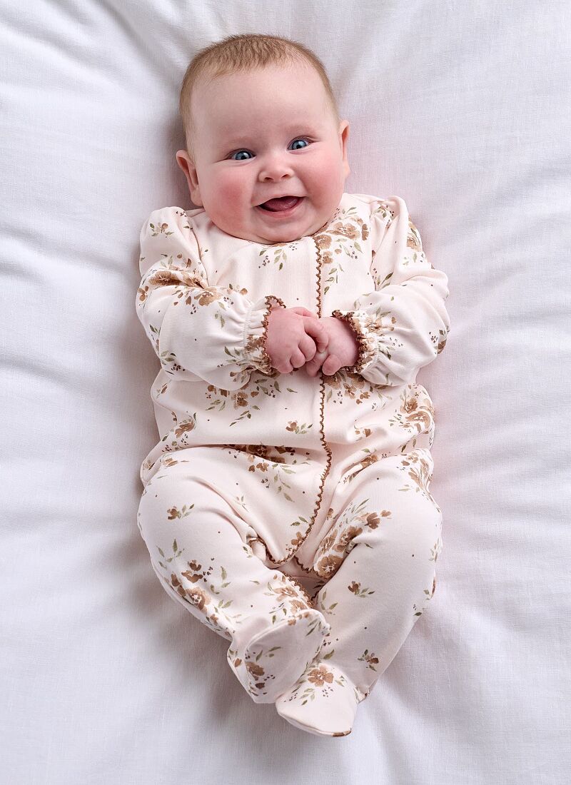 LONG-SLEEVED JUMPSUIT LARGE FLORAL