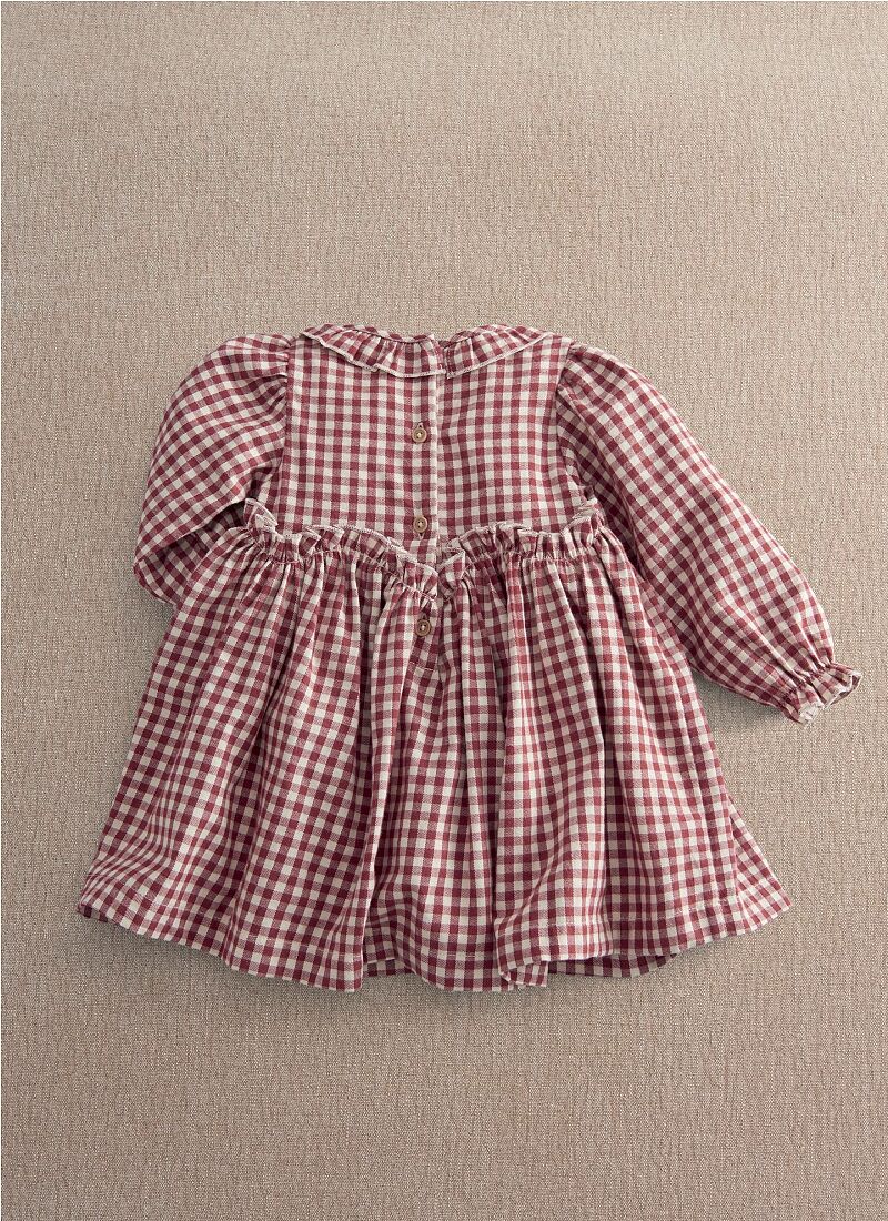 LONG SLEEVE DRESS RED
