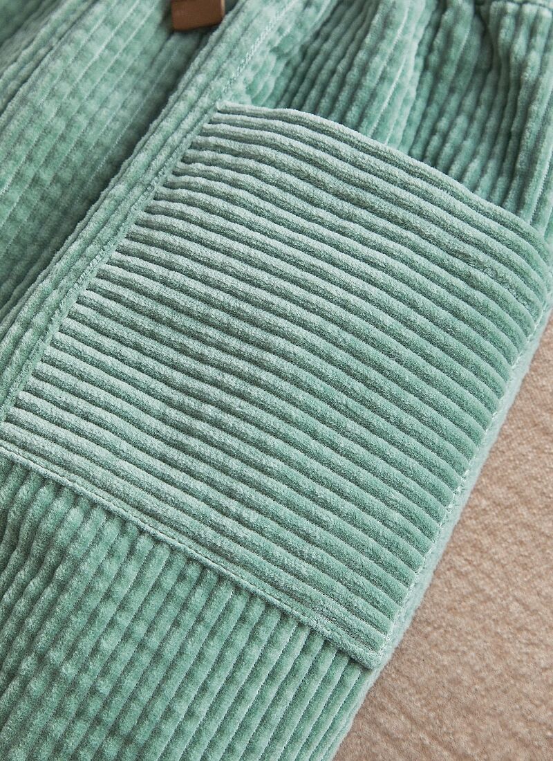 CORD TROUSERS GREEN