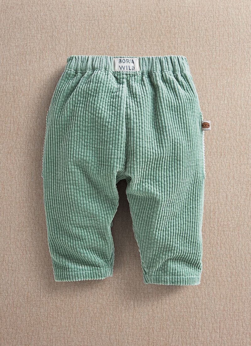 CORD TROUSERS GREEN