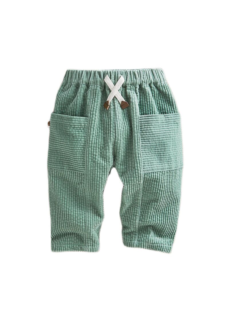 CORD TROUSERS GREEN