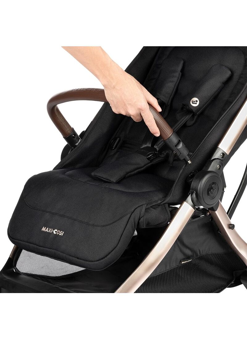 STROLLER EVA3 ESSENTIAL BLACK CHAMPAGNE