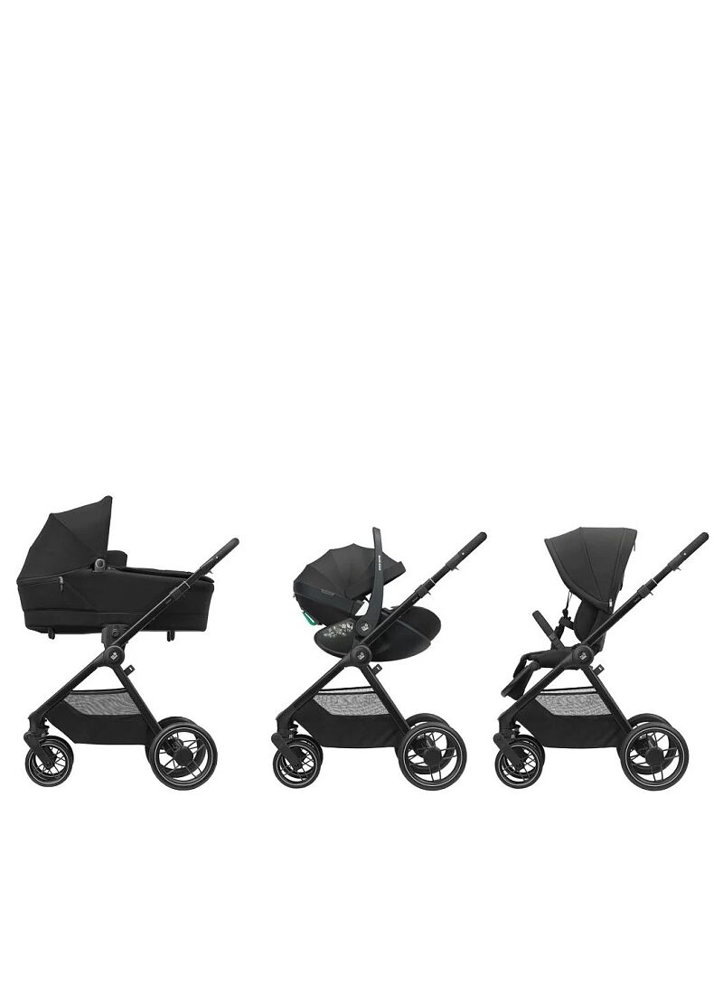 STROLLER OXFORD TWILLIC BLACK
