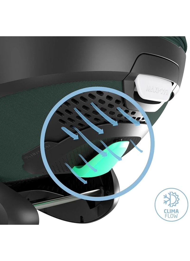 CAR SEAT PEBBLE 360 PRO2 TWILLIC GREEN
