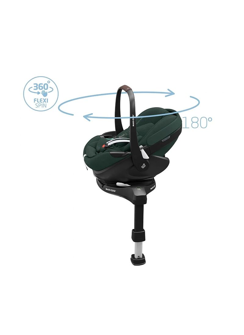 CAR SEAT PEBBLE 360 PRO2 TWILLIC GREEN