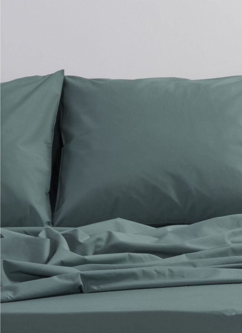 PILLOWCASE SET BASIC GREEN