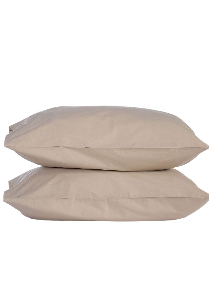 PILLOWCASE SET BASIC BEIGE