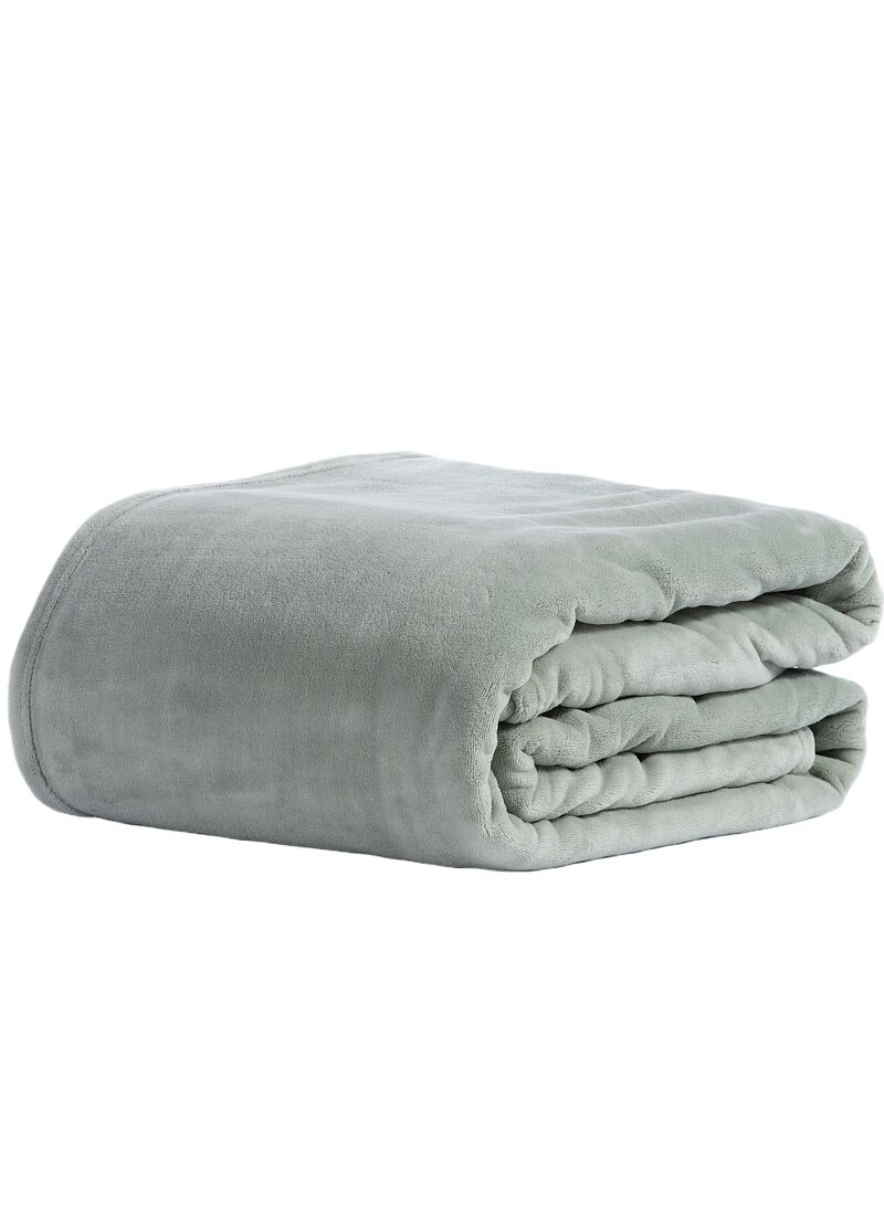 SINGLE BLANKET COZY SEA GREEN (160x220)