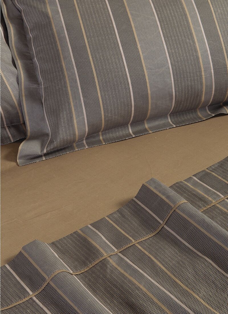 QUEEN SHEET SET DRAFT OLIVE GREY