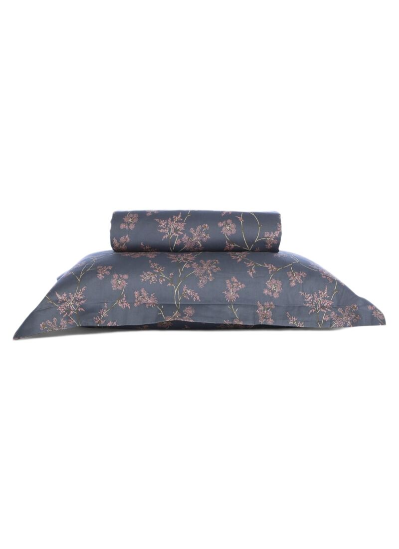 QUEEN DUVET COVER SET FOXY GREY BLUE