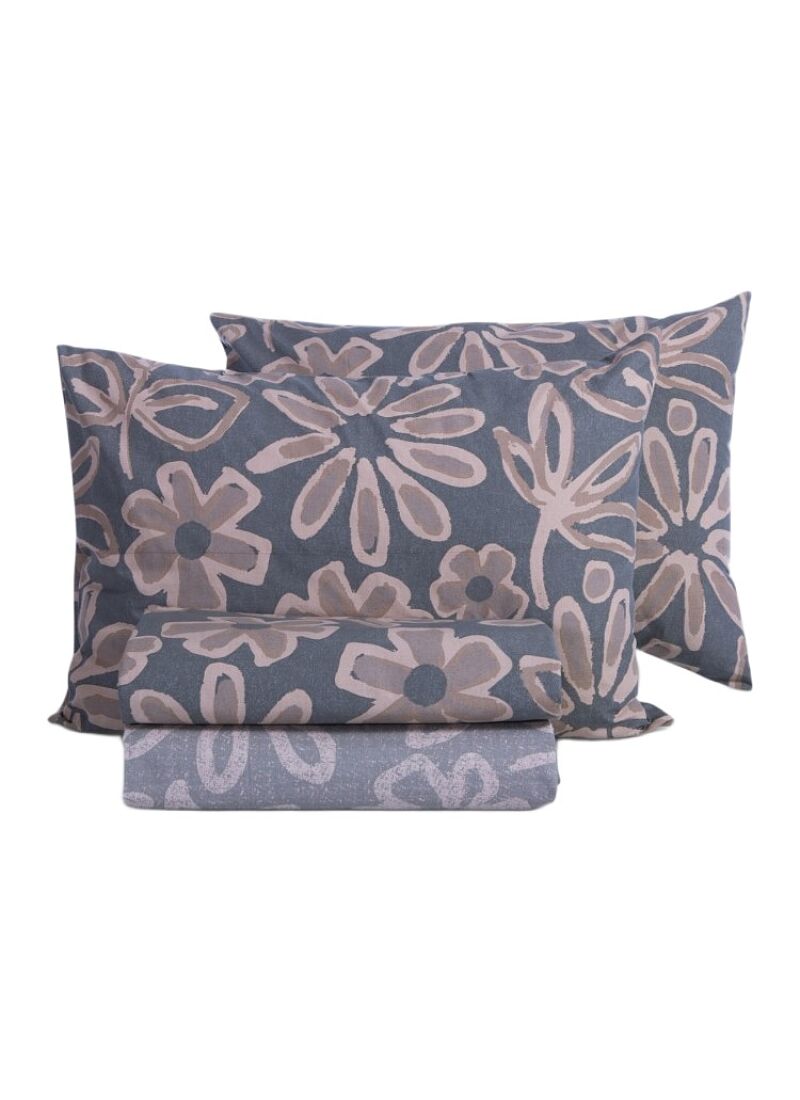 DOUBLE SHEET SET HARMONY GREY