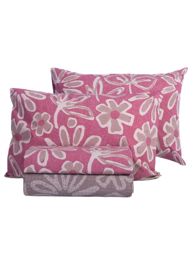 DOUBLE SHEET SET HARMONY BORDO