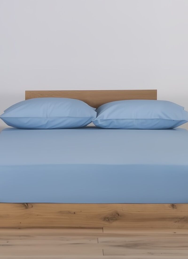 SINGLE SHEET JERSEY LIGHT BLUE