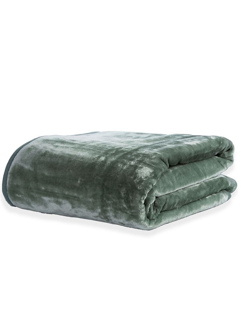 DOUBLE BLANKET LOFT GREEN (220x240)