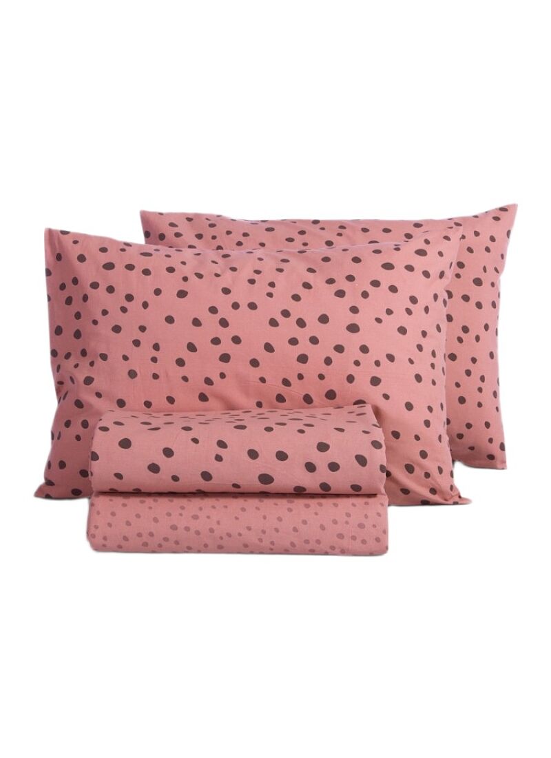 SINGLE SHEET SET TRUST DUSTY ROSE