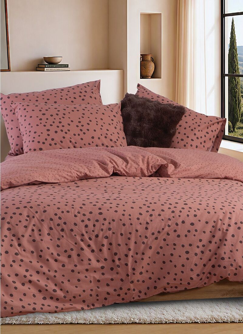 SINGLE SHEET SET TRUST DUSTY ROSE