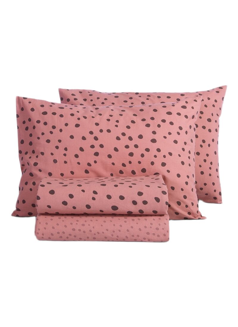 SINGLE SHEET SET TRUST DUSTY ROSE