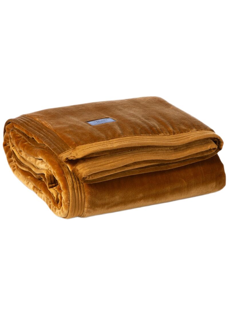 DOUBLE BLANKET VELOSSO CAMEL (230x240)