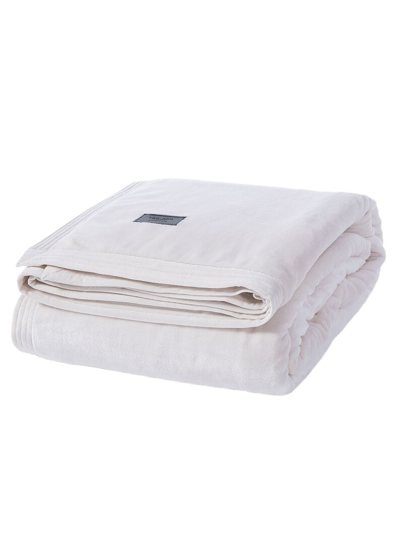 DOUBLE BLANKET VELOSSO ECRU (230x240)