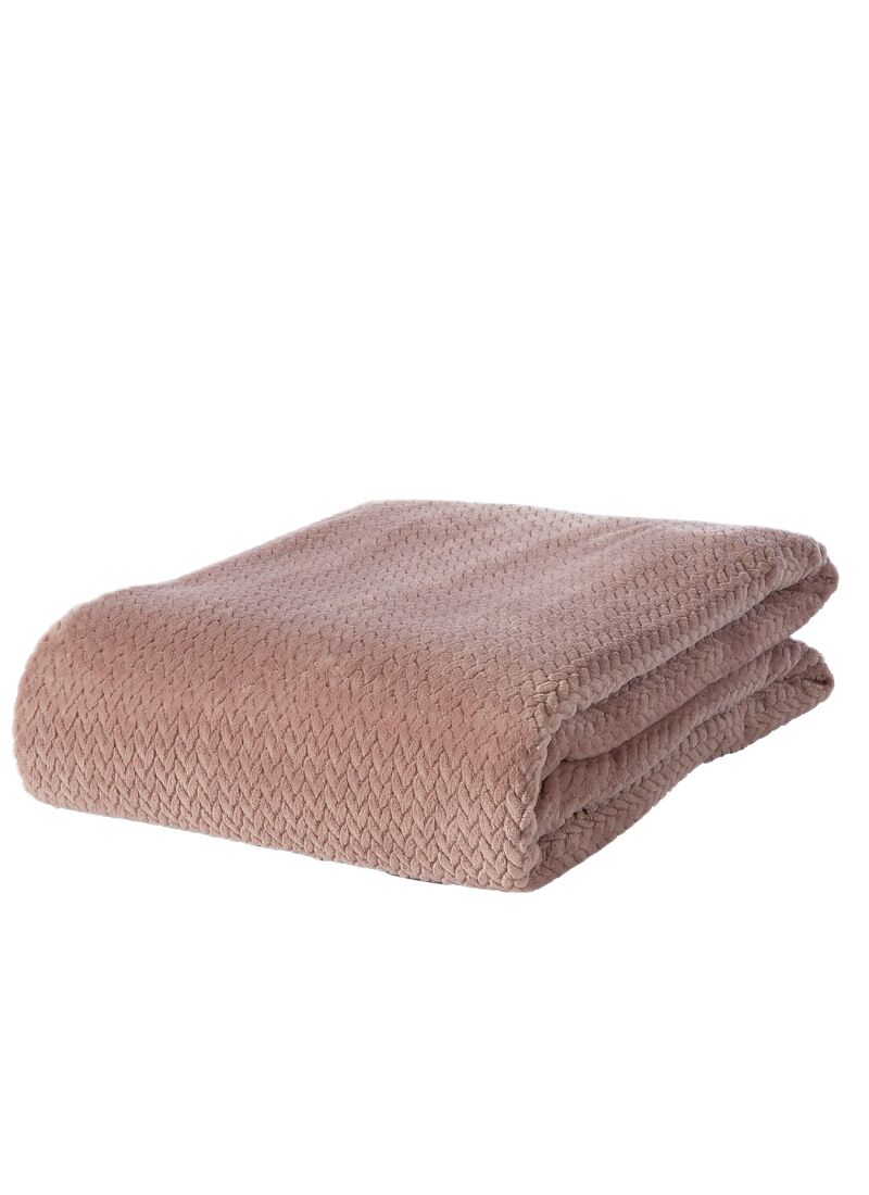 SINGLE BLANKET WORTH MAUVE (160x220)