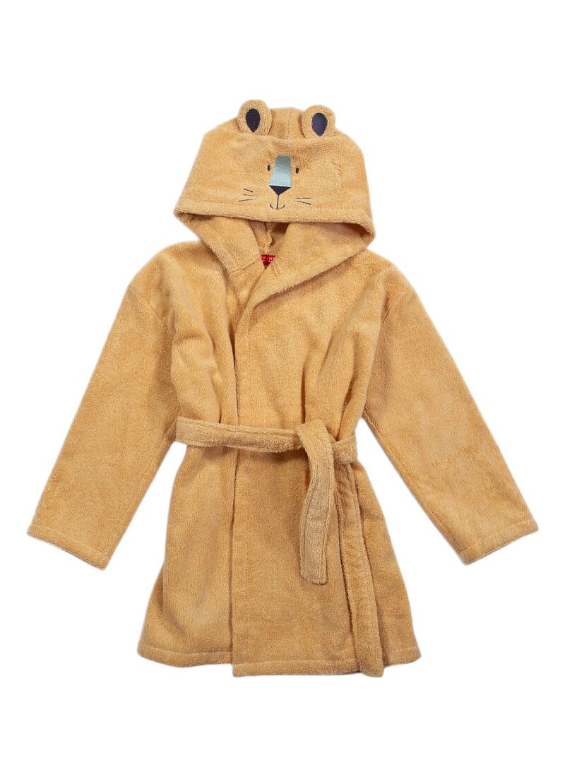KID'S BATHROBE WILD YELLOW