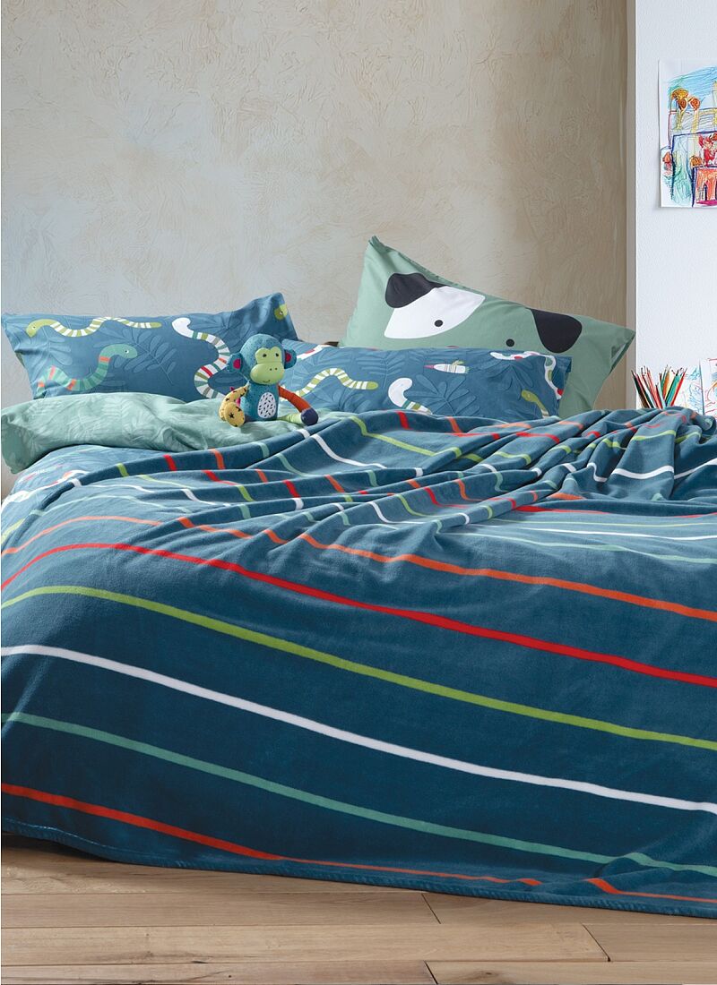 ADULT BLANKET (160X220) CHROMATIC PETROL