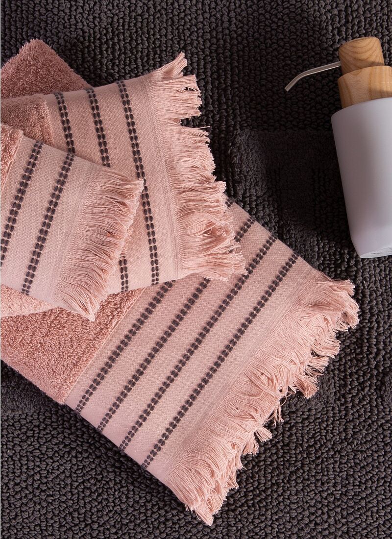 3 PC TOWEL SET APART ROSE