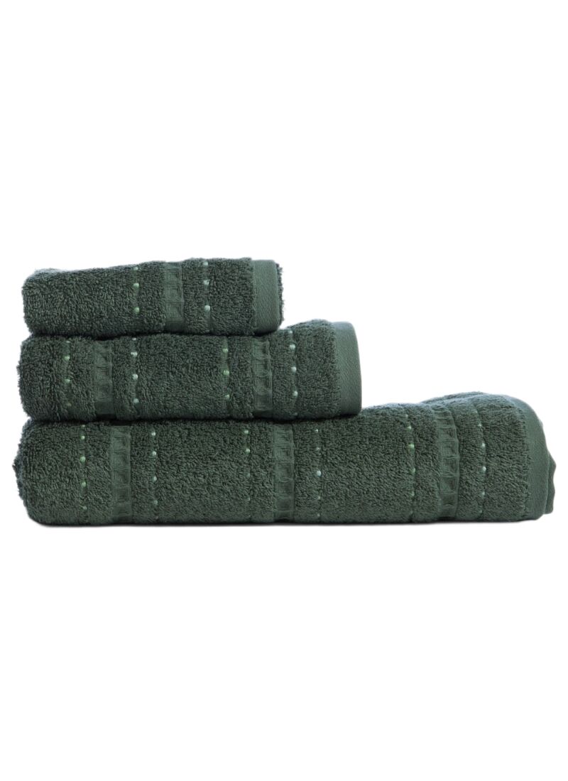 3 PC TOWEL SET HARMONY GREEN