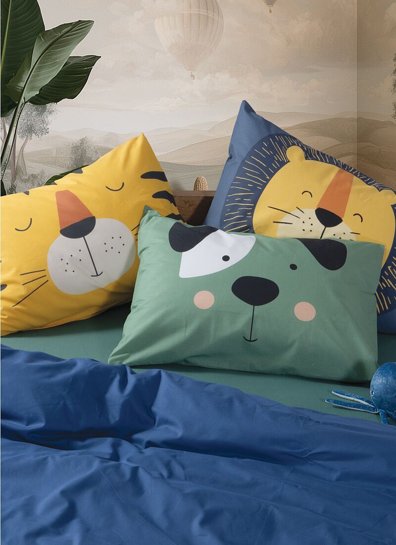 PILLOWCASE HAPPY LION