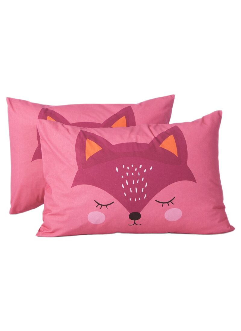 PILLOWCASE HAPPY FOX