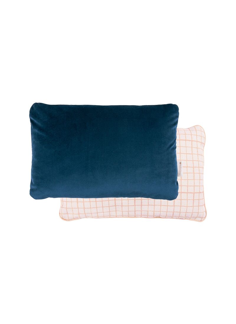 DOUBLE SIDED DECORATIVE PILLOW (44x28)  VELVET NIGHT BLUE