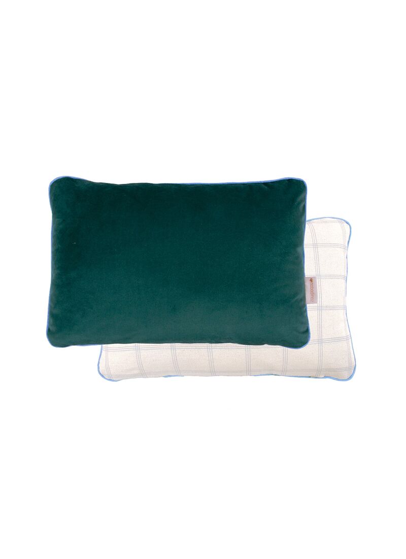 DOUBLE SIDED DECORATIVE PILLOW (44x28) VELVET JUNGLE GREEN
