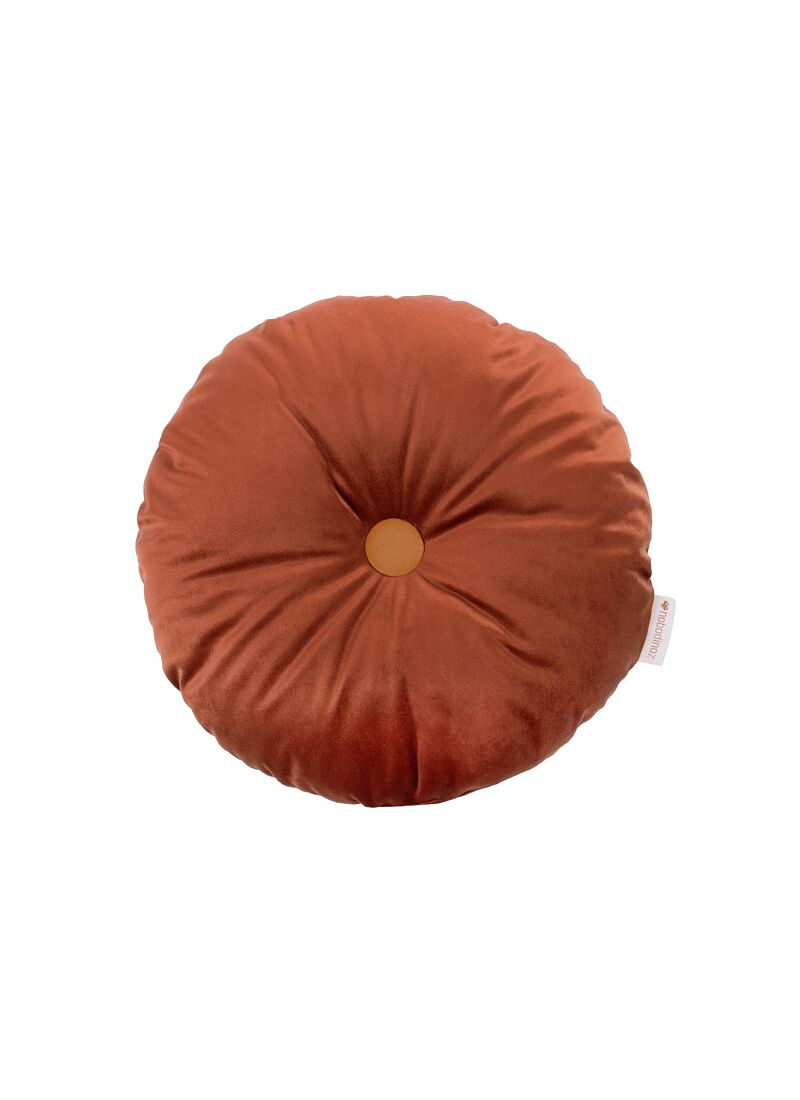 CUSHION VELVET WILD BROWN