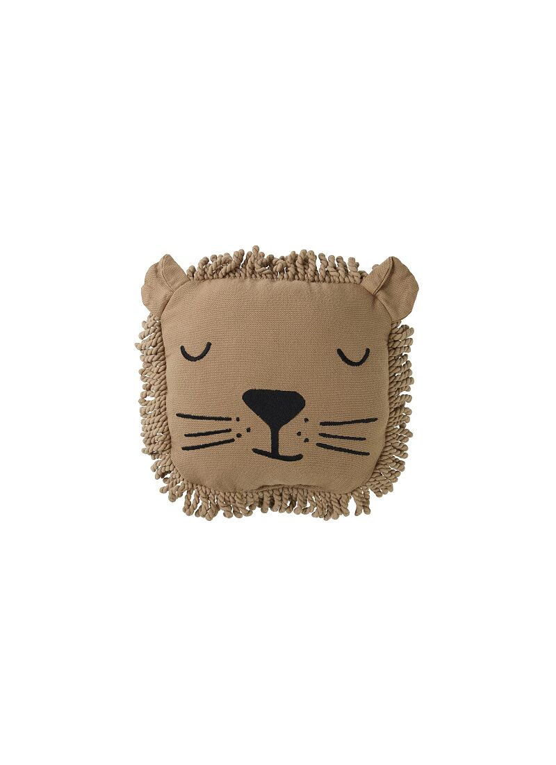 CUSHION LANDSCAPE LION SESAME