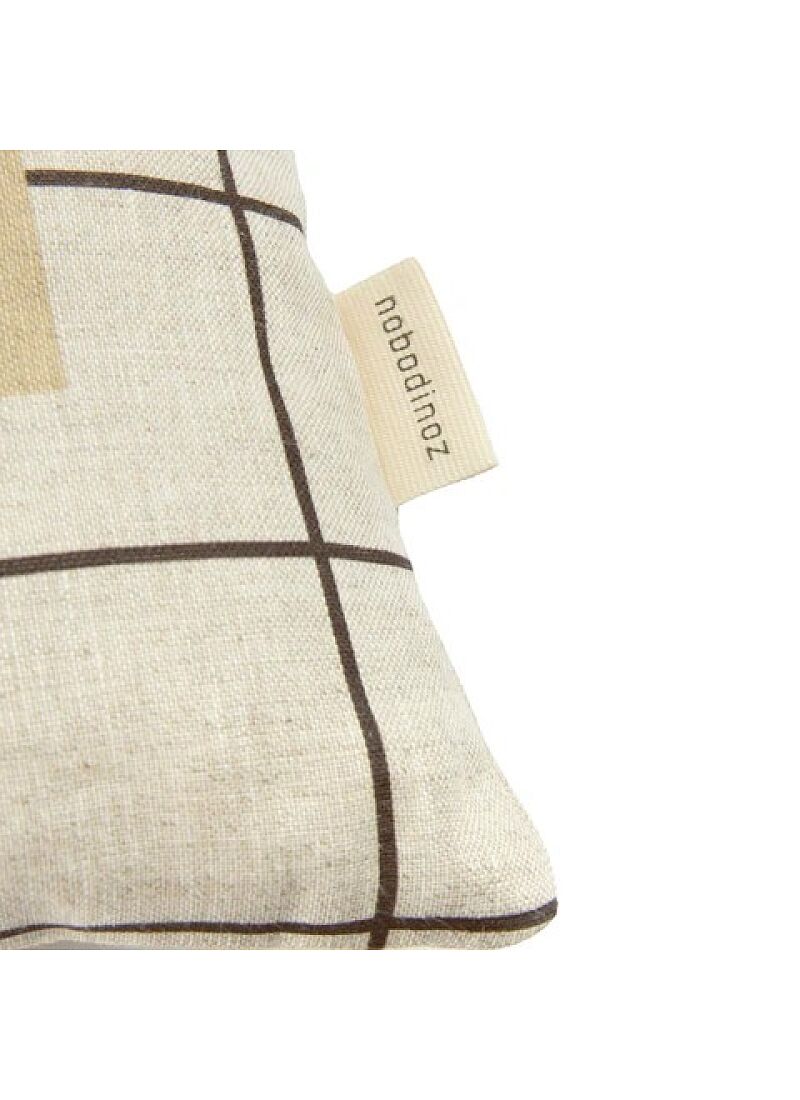 CUSHION (45x30) BLACK GRID HOME