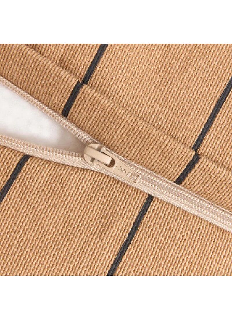 BEANBAG ARMCHAIR BROWN BLACK GRID