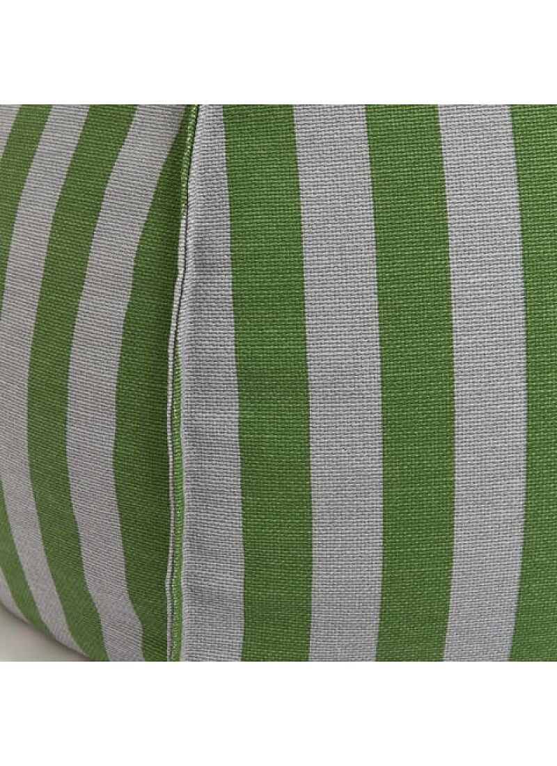 FLOOR CUSHION GREEN BLUE STRIPES