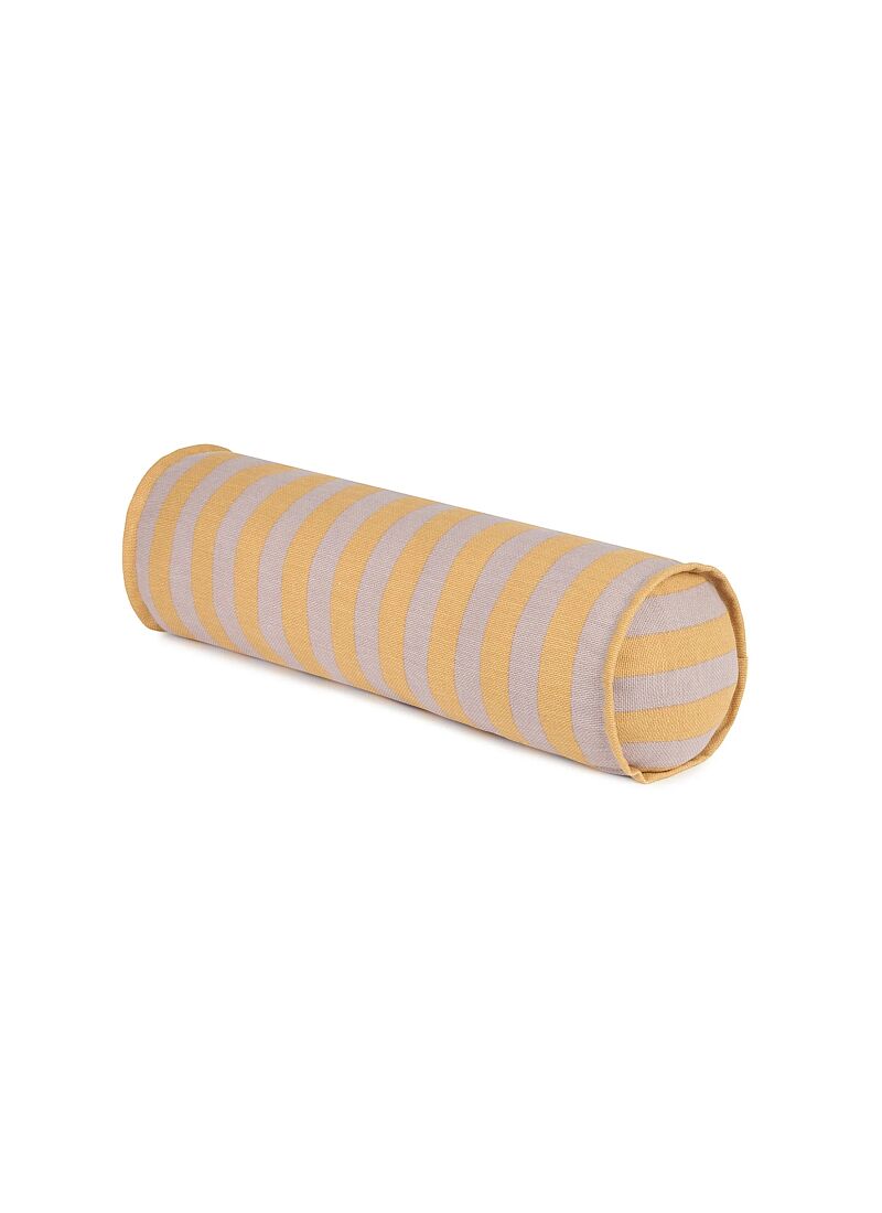 CUSHION (50x18) LILAC YELLOW STRIPES